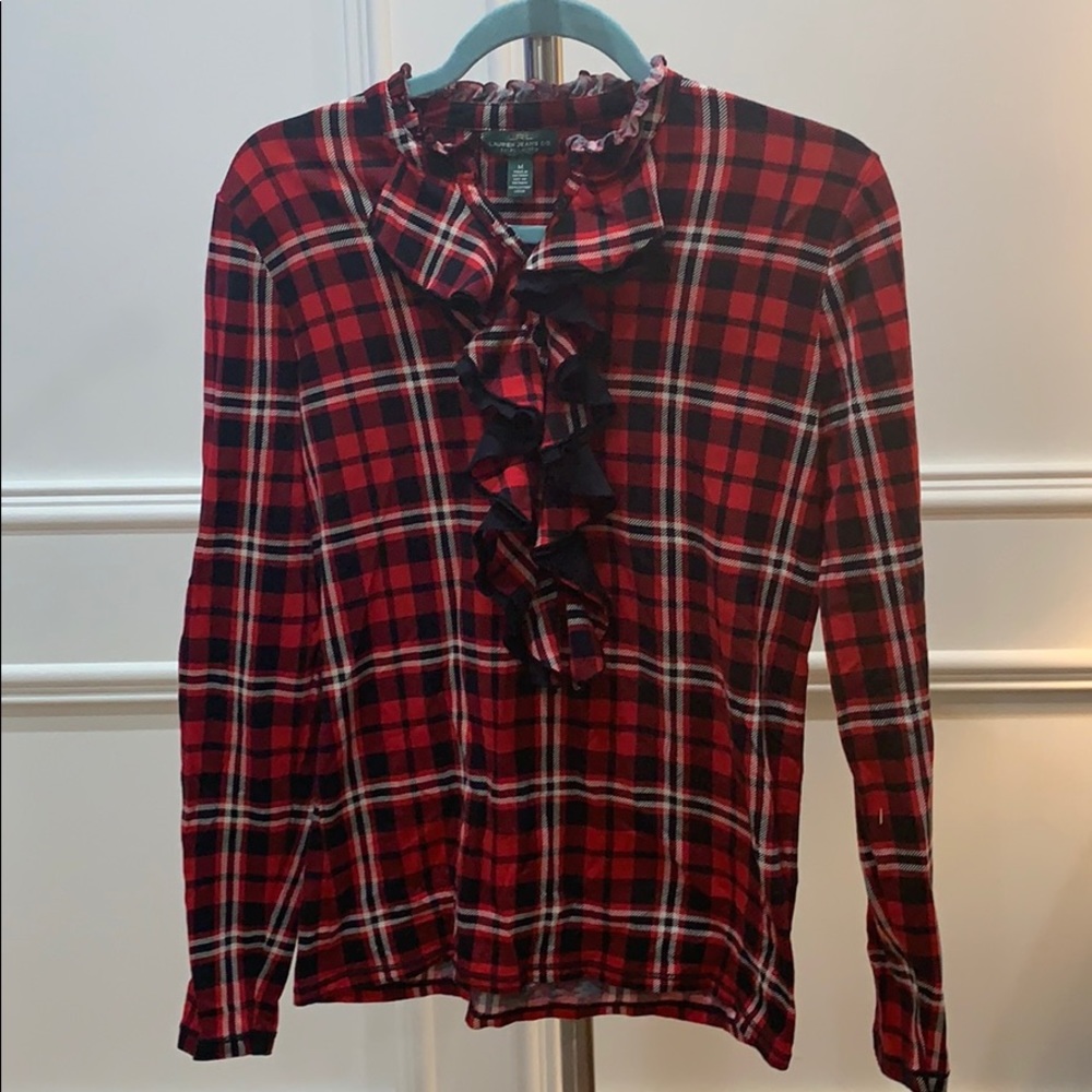Ralph Lauren plaid Button up (Size M)